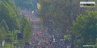 Luftbildpanorama TUI HAnnover Marathon 2014 Start-Detail